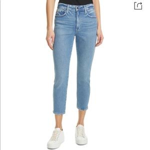 FRAME Le Pixie Sylvie Slender Straight in Clarin